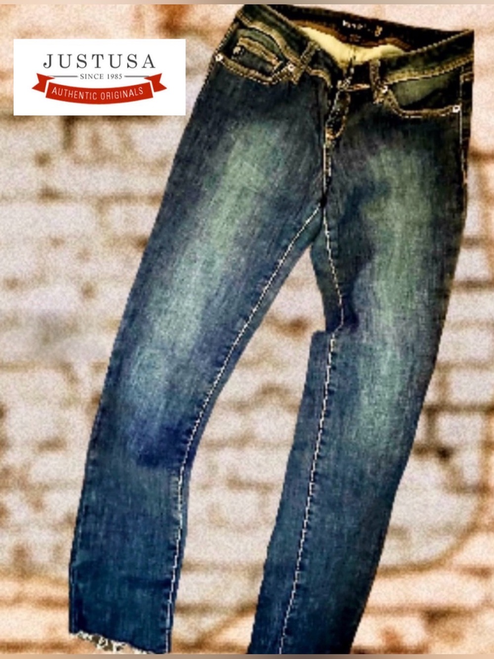 Just USA Women's Blue Skinny Stretch Jeans